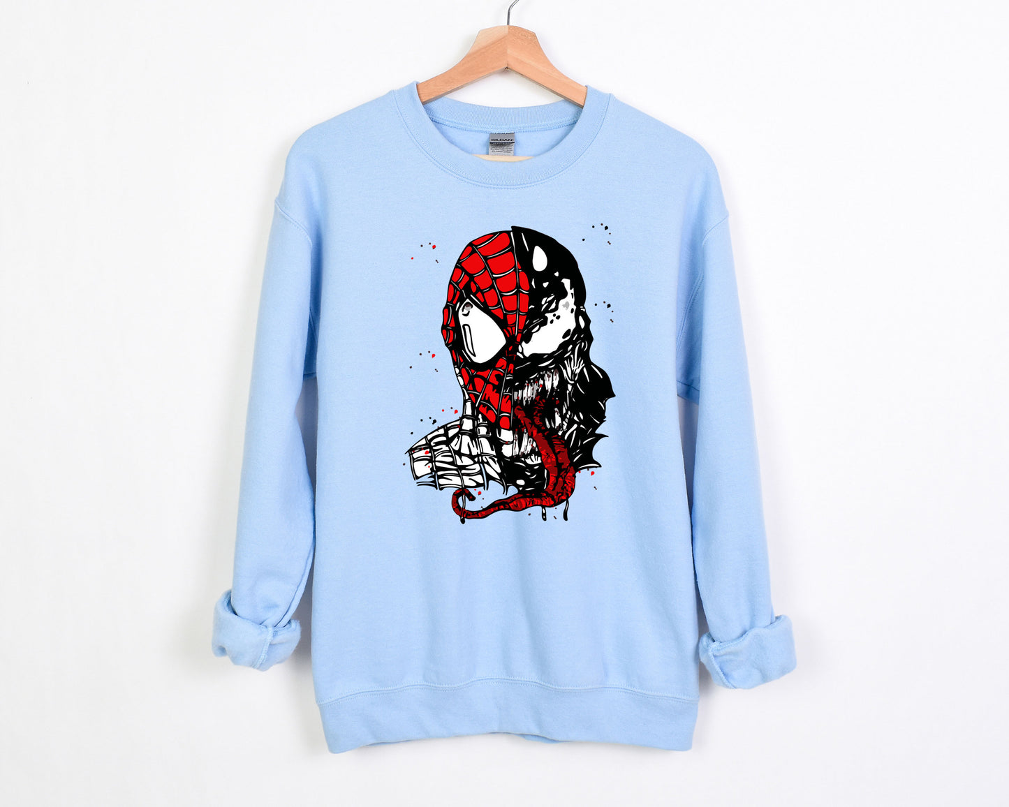 Spider-man Venom Face Marvel-Inspired Sweatshirt for Super heroes