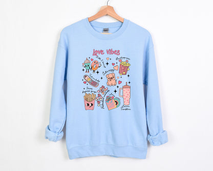 Love Vibes St. Valentine Day Sweatshirt