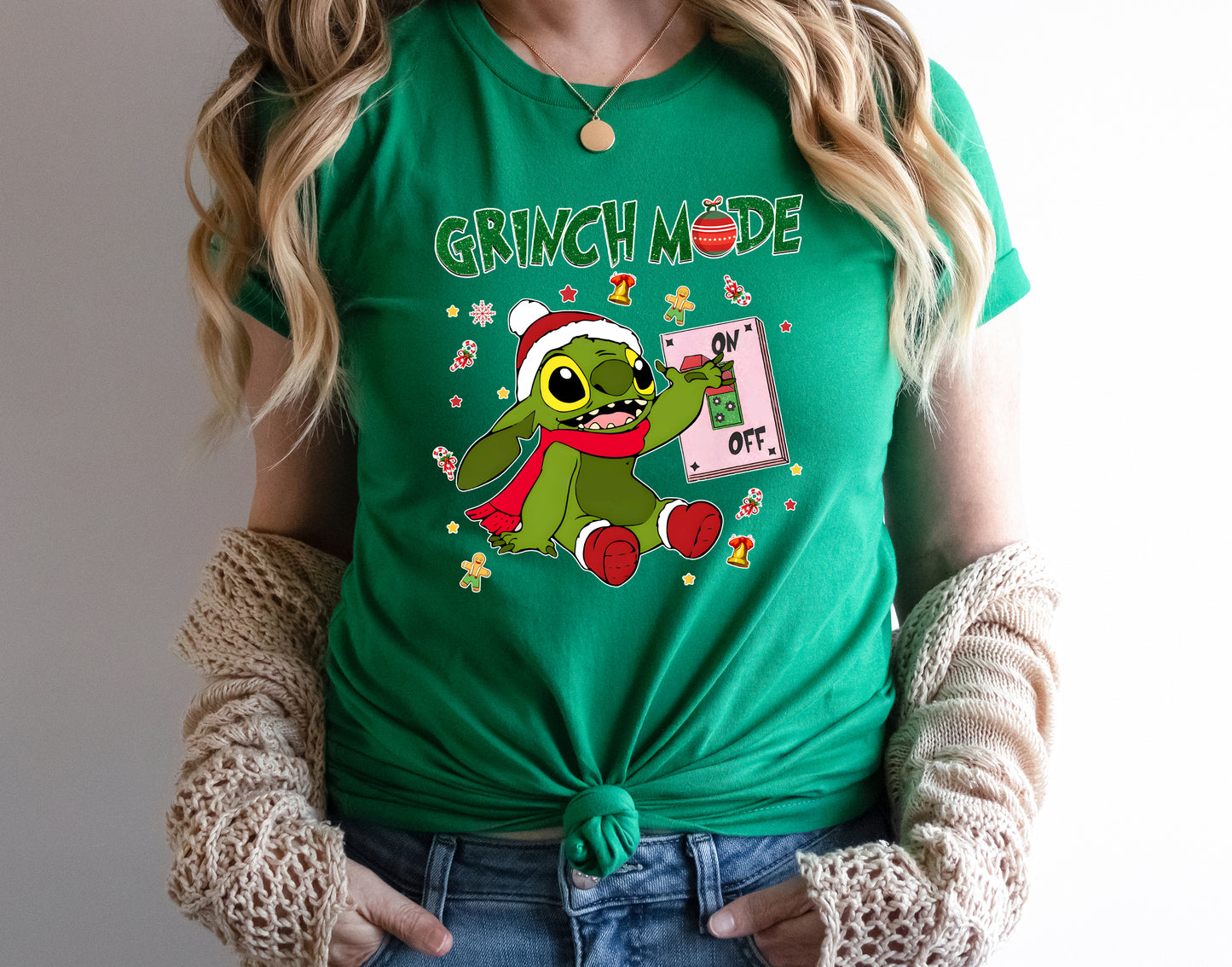 Grinch Mode ON Disneyland vacation family t-shirt