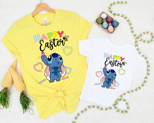 Cute Stitch Easter T Shirts