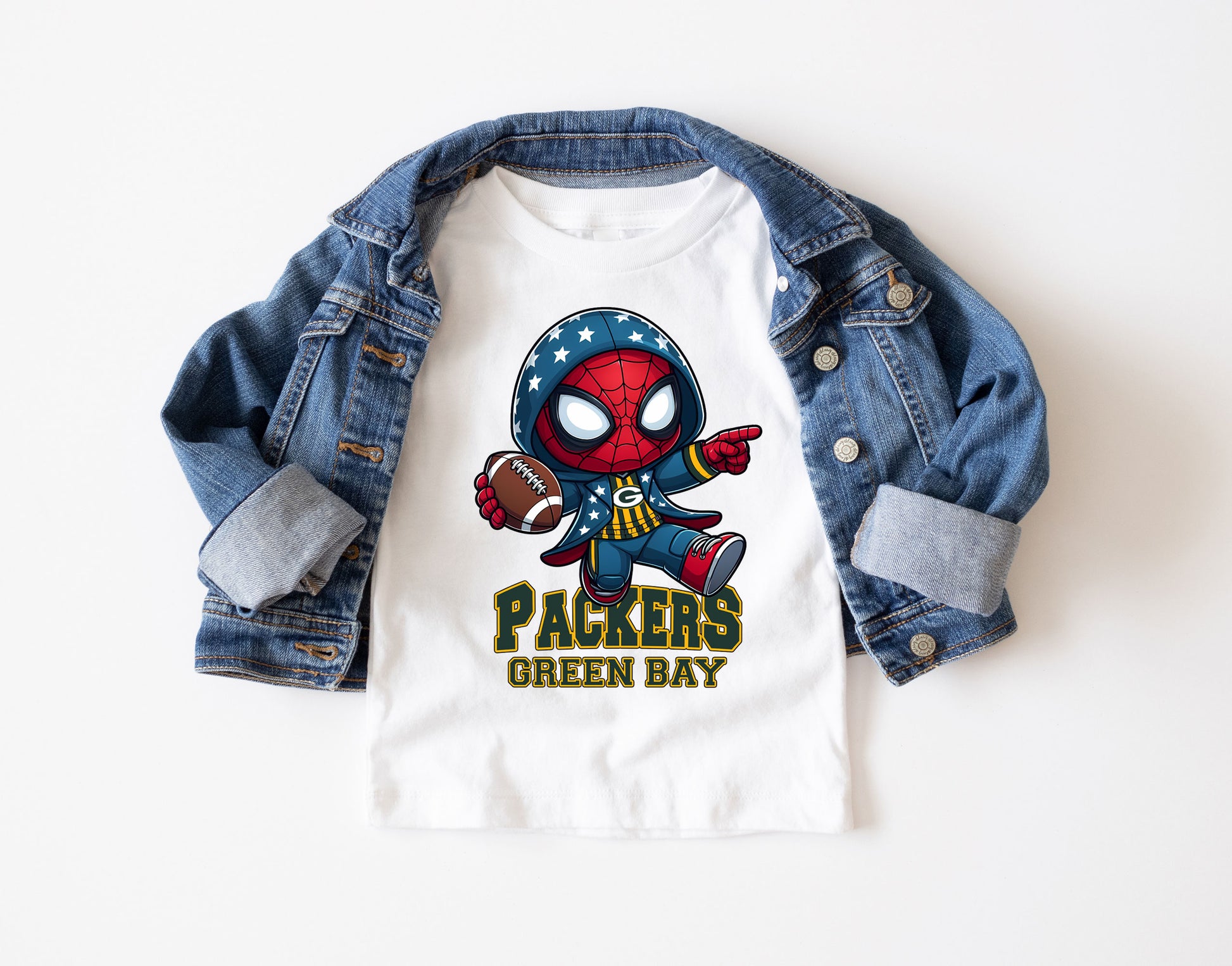 Green Bay Packers Spider-man football Shirt, Marvel Sport T-shirts