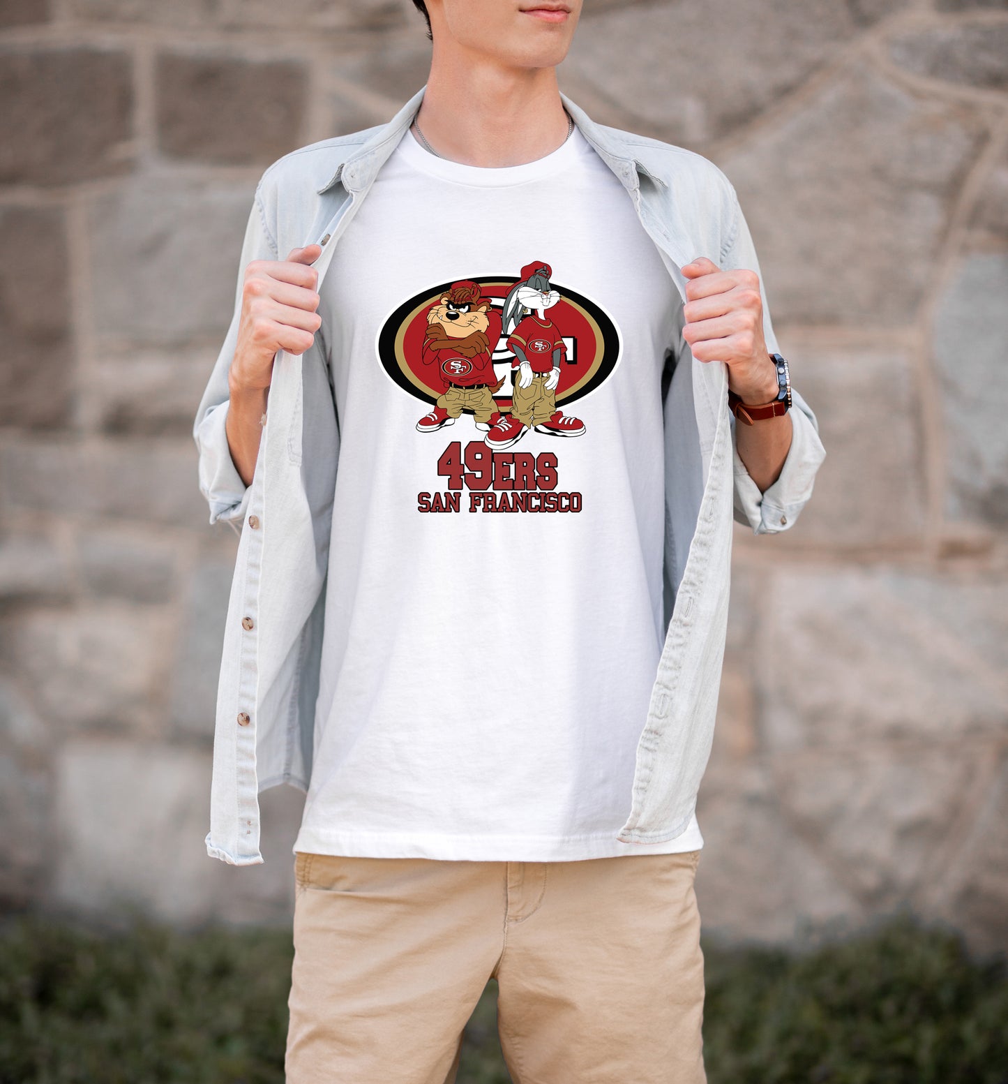 San Francisco 49ers Looney Tunes football Shirt