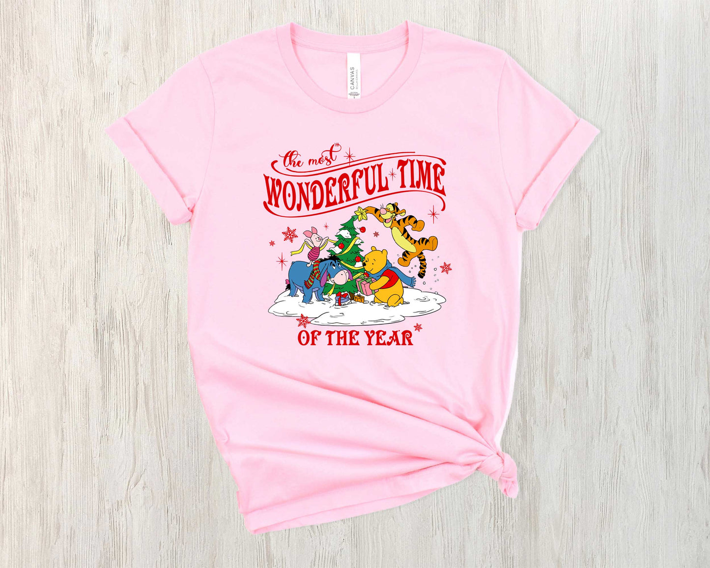 The Most Wonderful Time Of The Year Winnie The Pooh Christmas Shirt