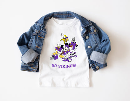 Minnesota Vikings Disney football Shirt, Mickey Sport T-shirt