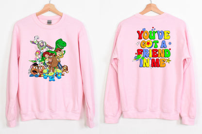 Toy Story You've Got A Friend In Me Family Sweatshirt