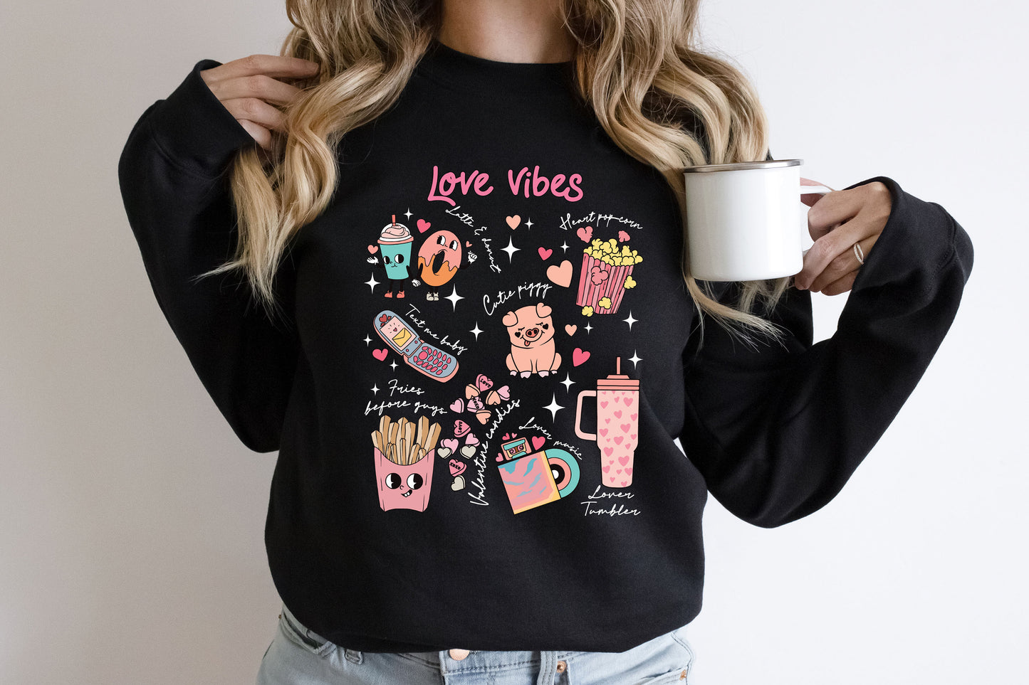 Love Vibes St. Valentine Day Sweatshirt