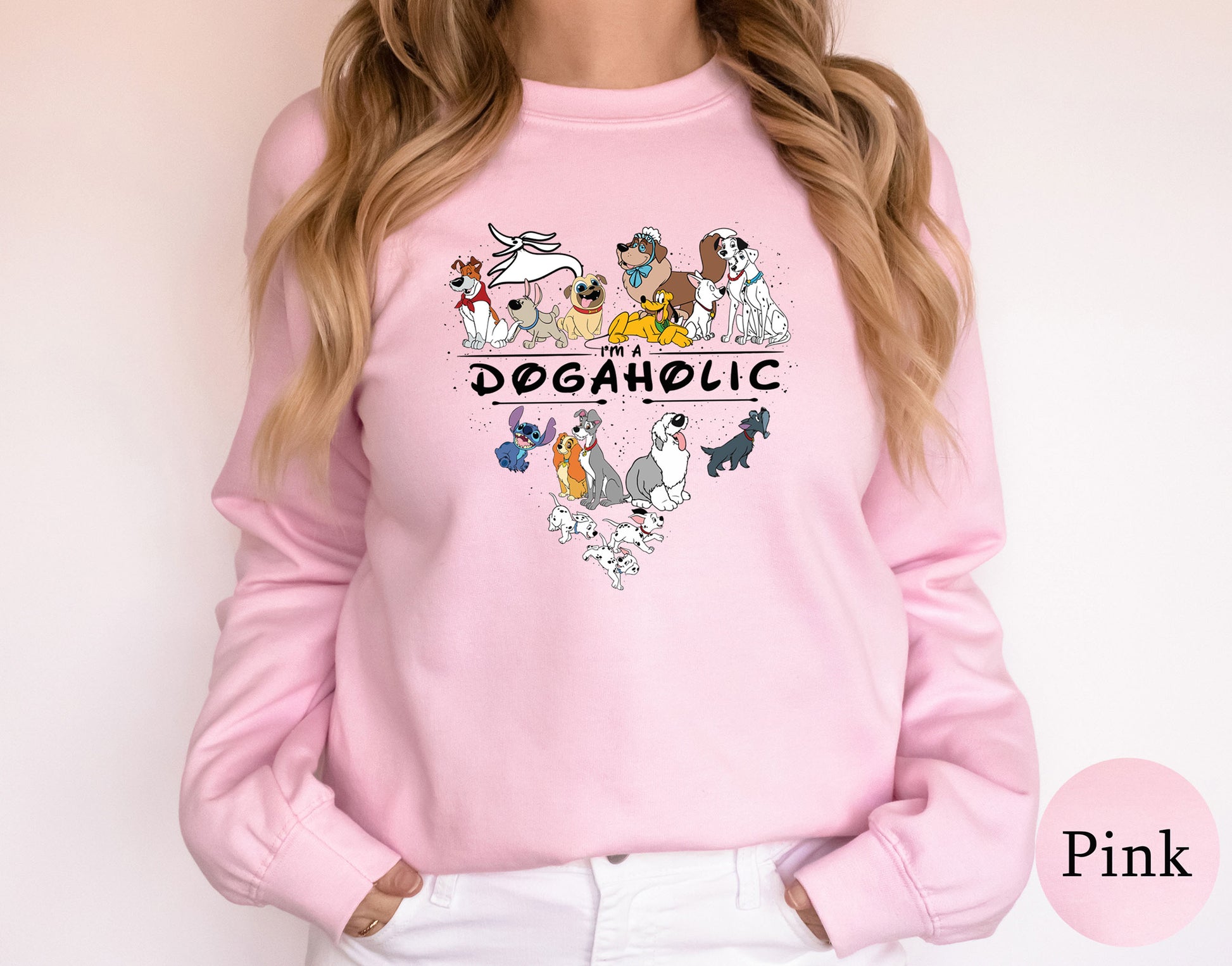 I am a Dogaholic Disney-Inspired Cute Sweatshirt