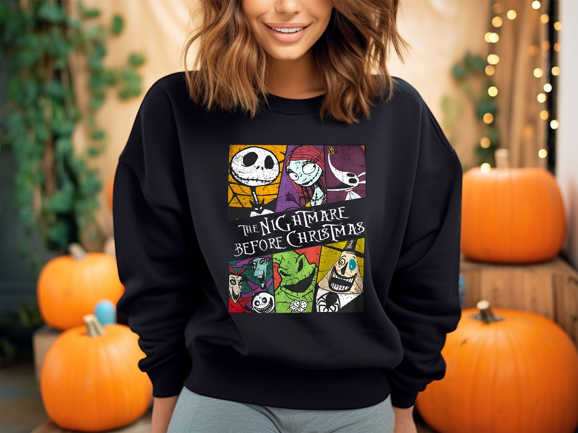 Nightmare Before Christmas Disney Halloween Sweatshirt