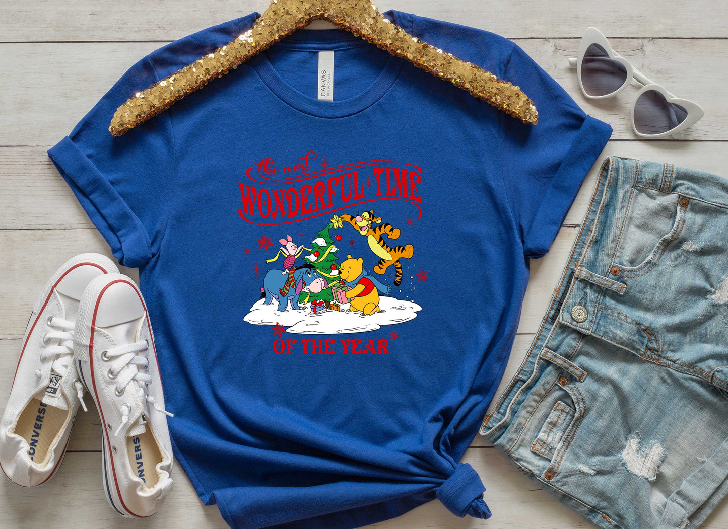 The Most Wonderful Time Of The Year Winnie The Pooh Christmas Shirt